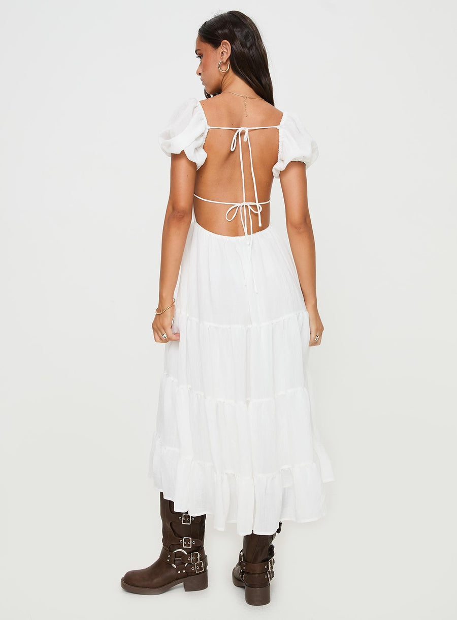 Danny Midi Dress White · photo 5