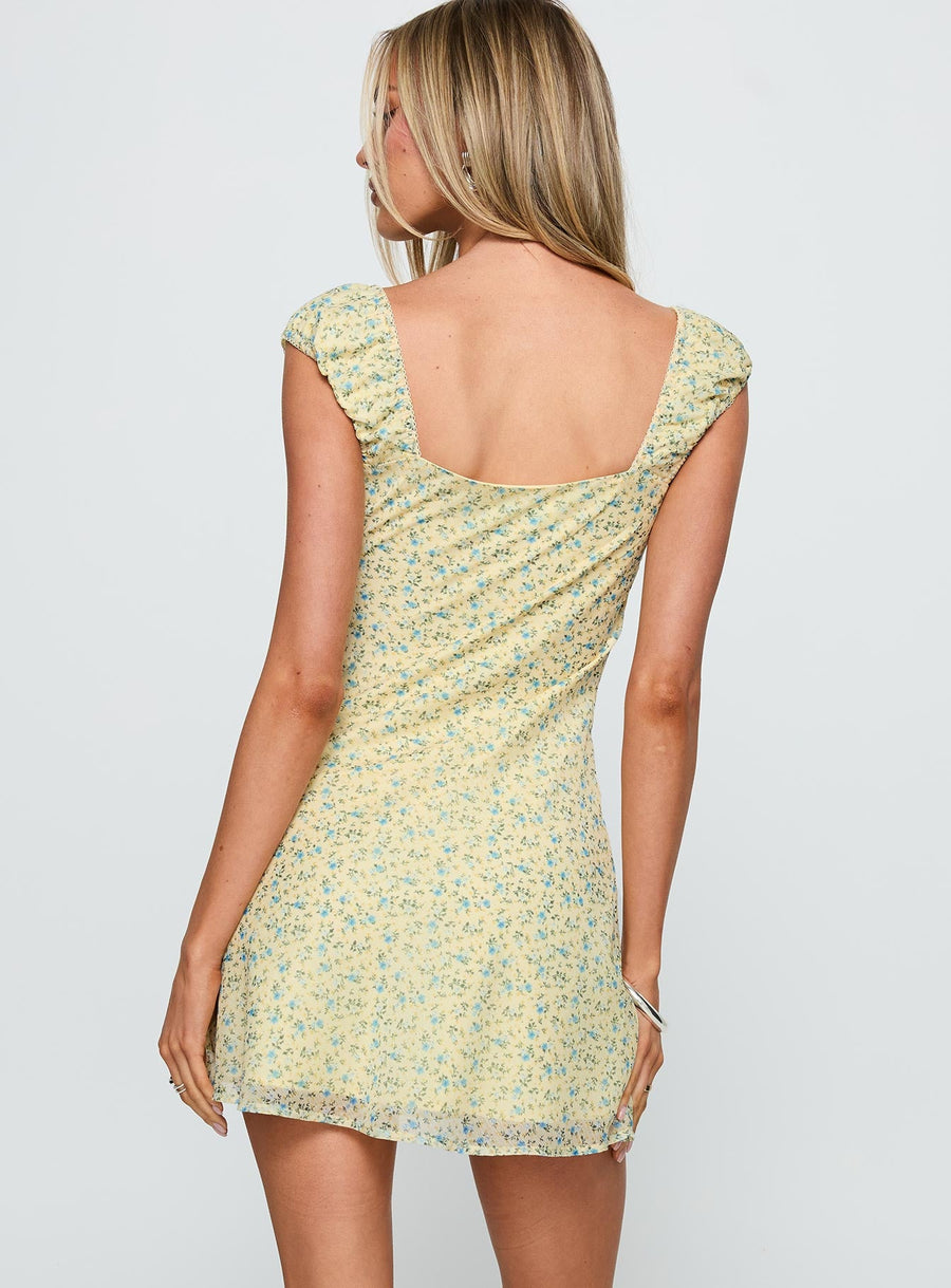 Seyani Mini Dress Yellow · photo 4