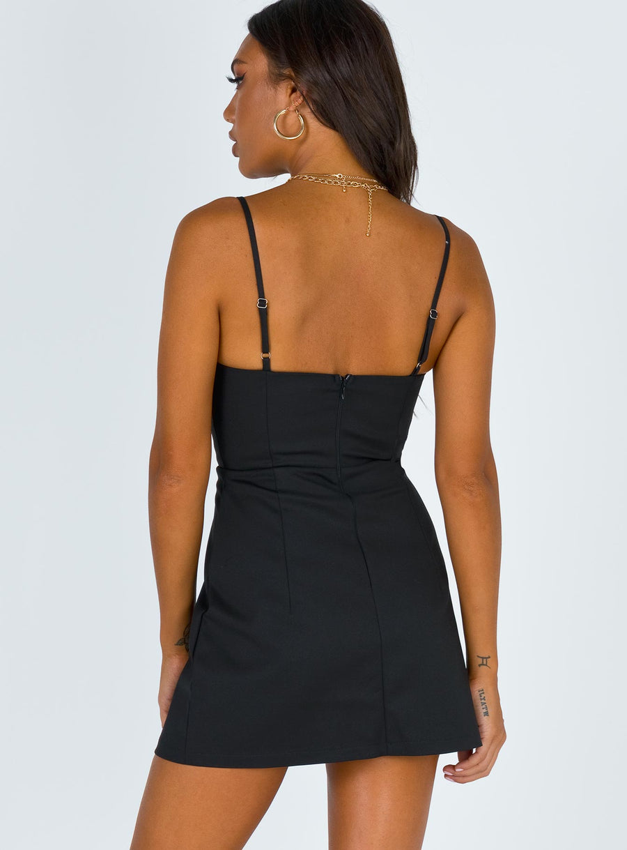 Novella Mini Dress Black · photo 7