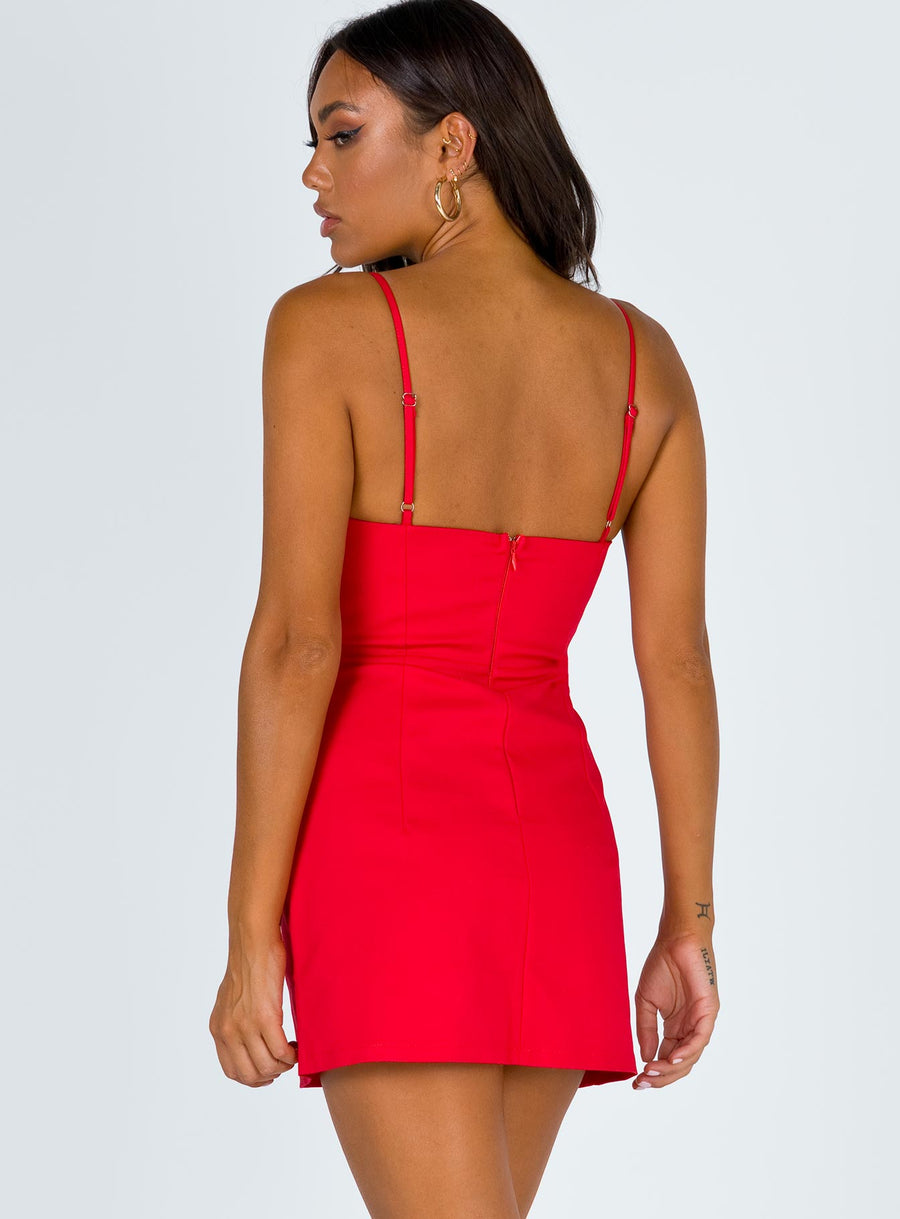 Novella Mini Dress Red · photo 5
