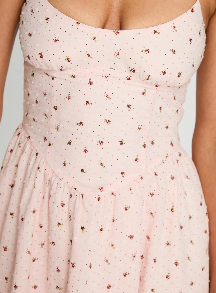 Angeletta Mini Dress Pink Floral · photo 5
