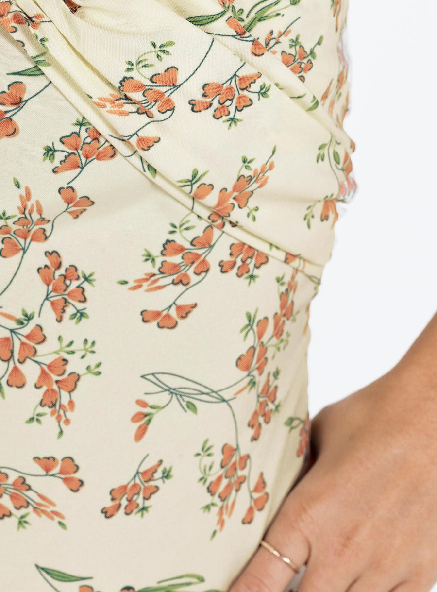 Irena Strapless Mini Dress Floral · photo 6