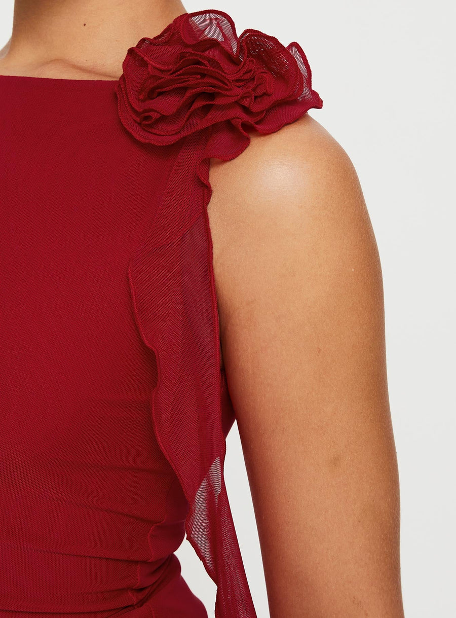 Lorello Mini Dress Red · photo 6