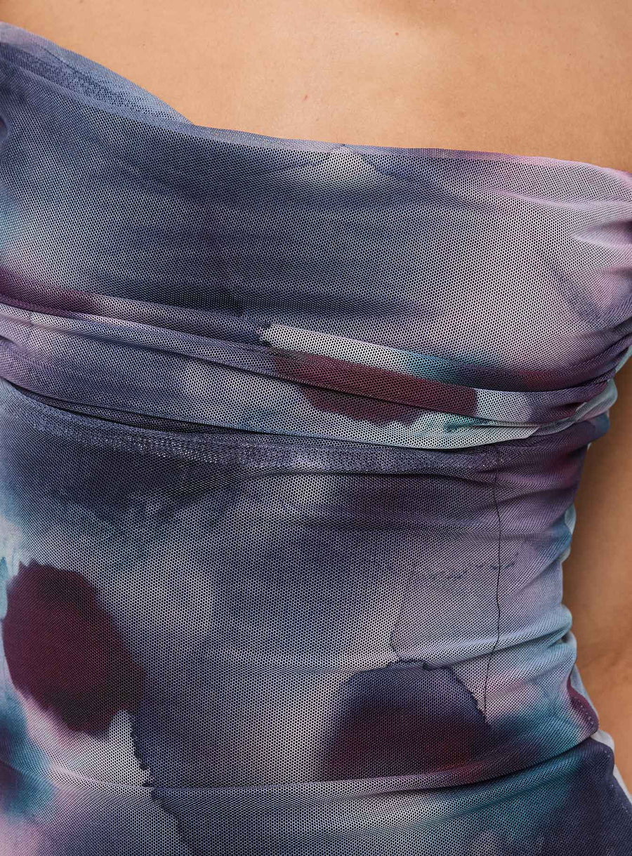 Sugar Mini Dress Purple Multi · photo 6
