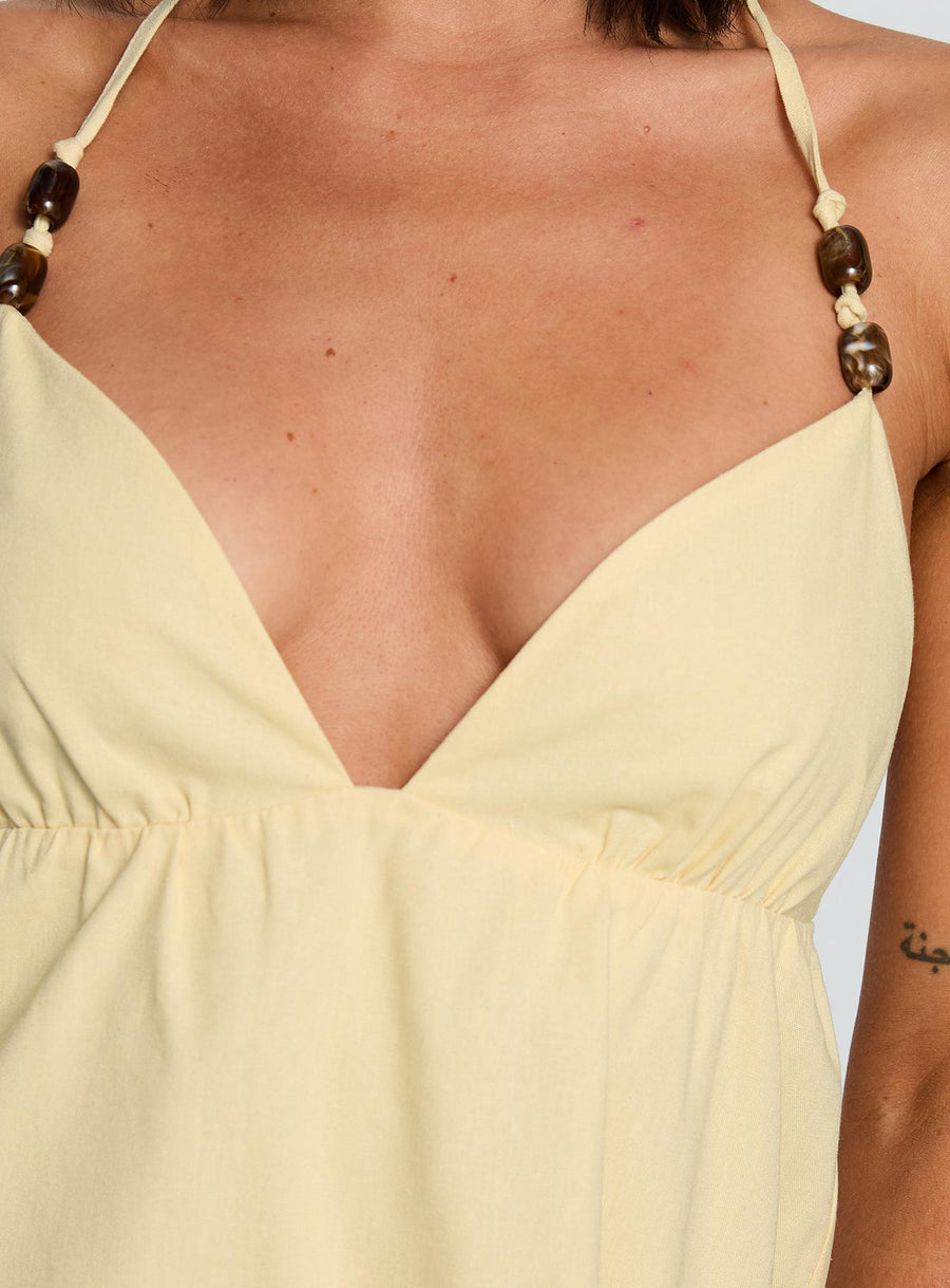 Melanea Mini Dress Yellow · photo 6