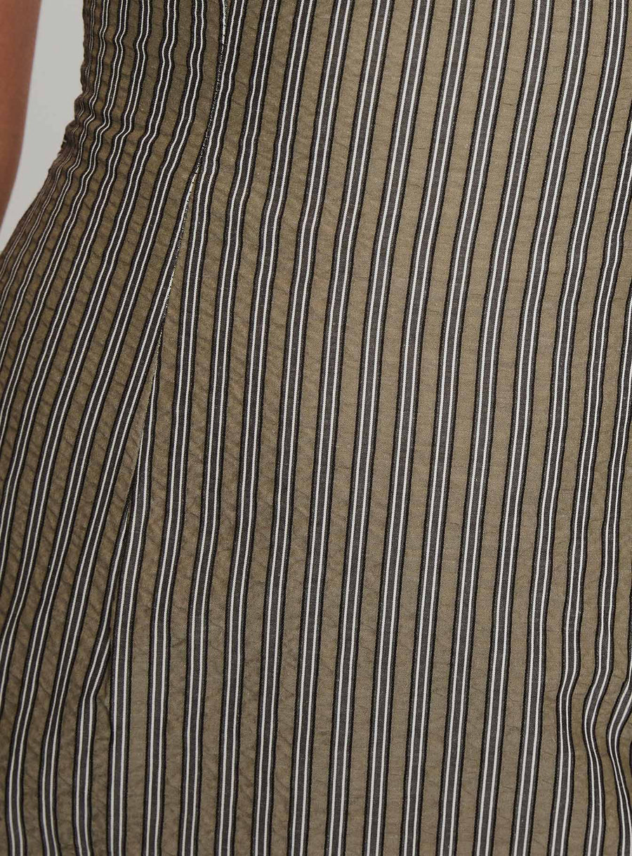 Yumiko Romper Green Stripe · photo 8