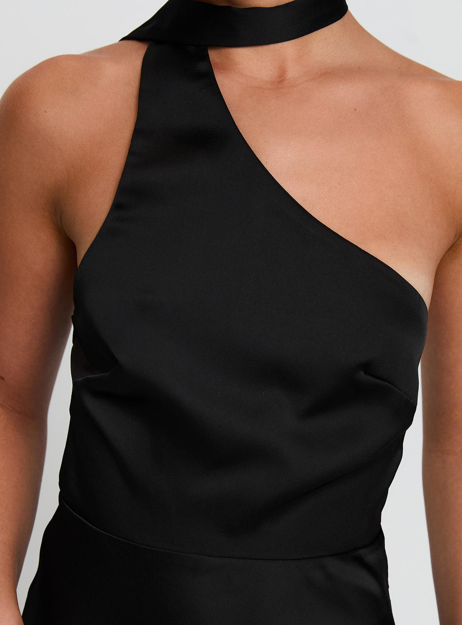 Elixaire Scarf Maxi Dress Black · photo 5