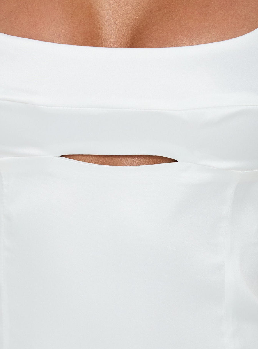 Powell Mini Dress White · photo 6