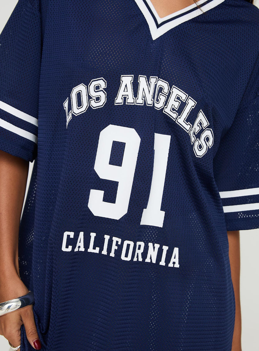 Michail Jersey Dress Navy · photo 6
