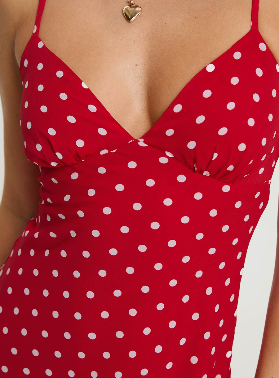 Chara Mini Dress Red · photo 5