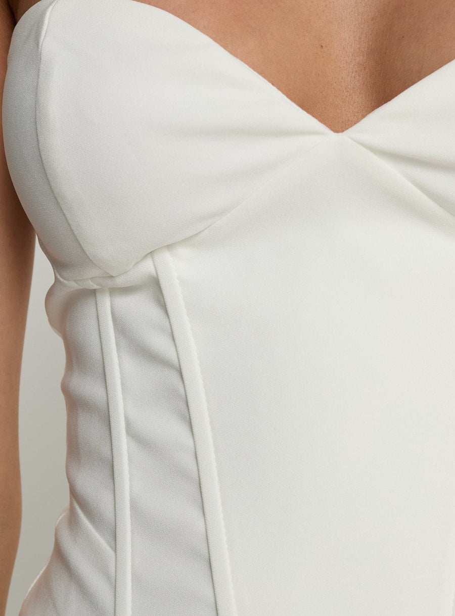 Loryn Sweetheart Corset Mini Dress White · photo 6
