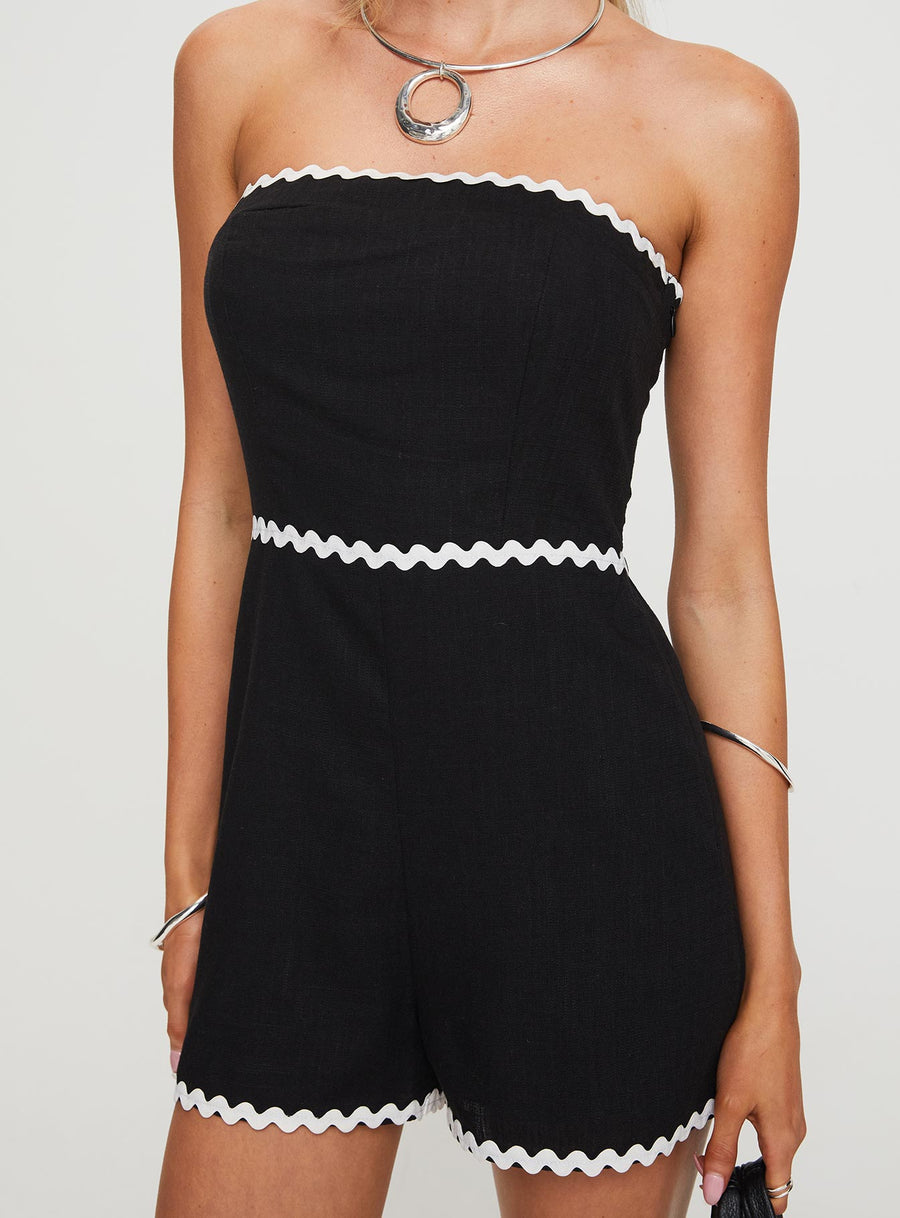 Possi Romper White / Black · photo 6
