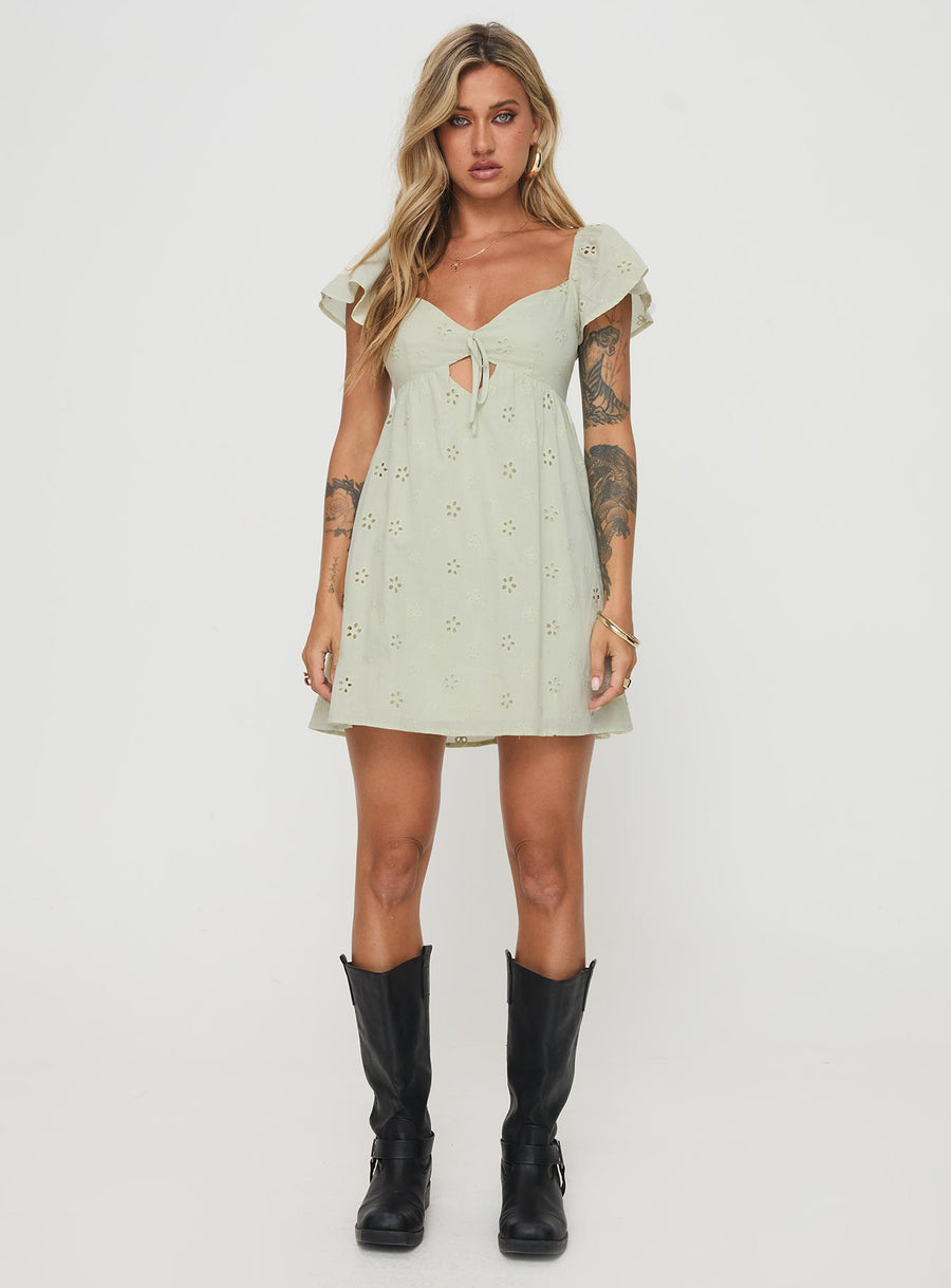 Staban Mini Dress Sage · photo 6