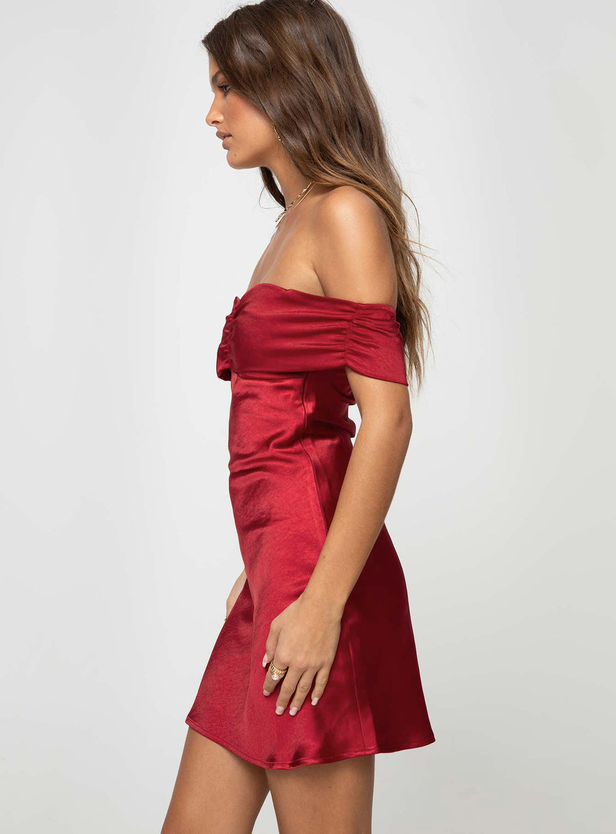 Sadee Mini Dress Red Petite · photo 3