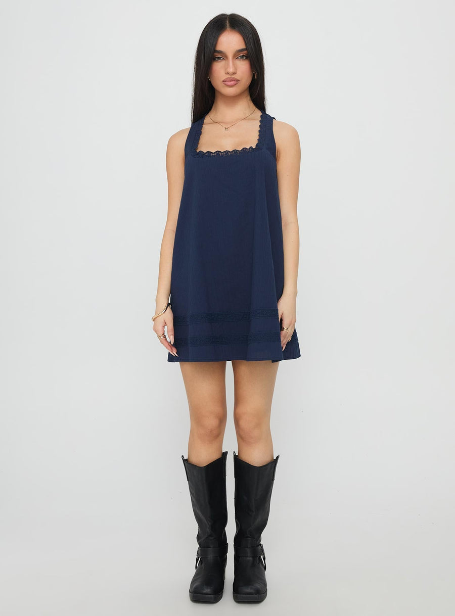 Alanah Mini Dress Navy · photo 7