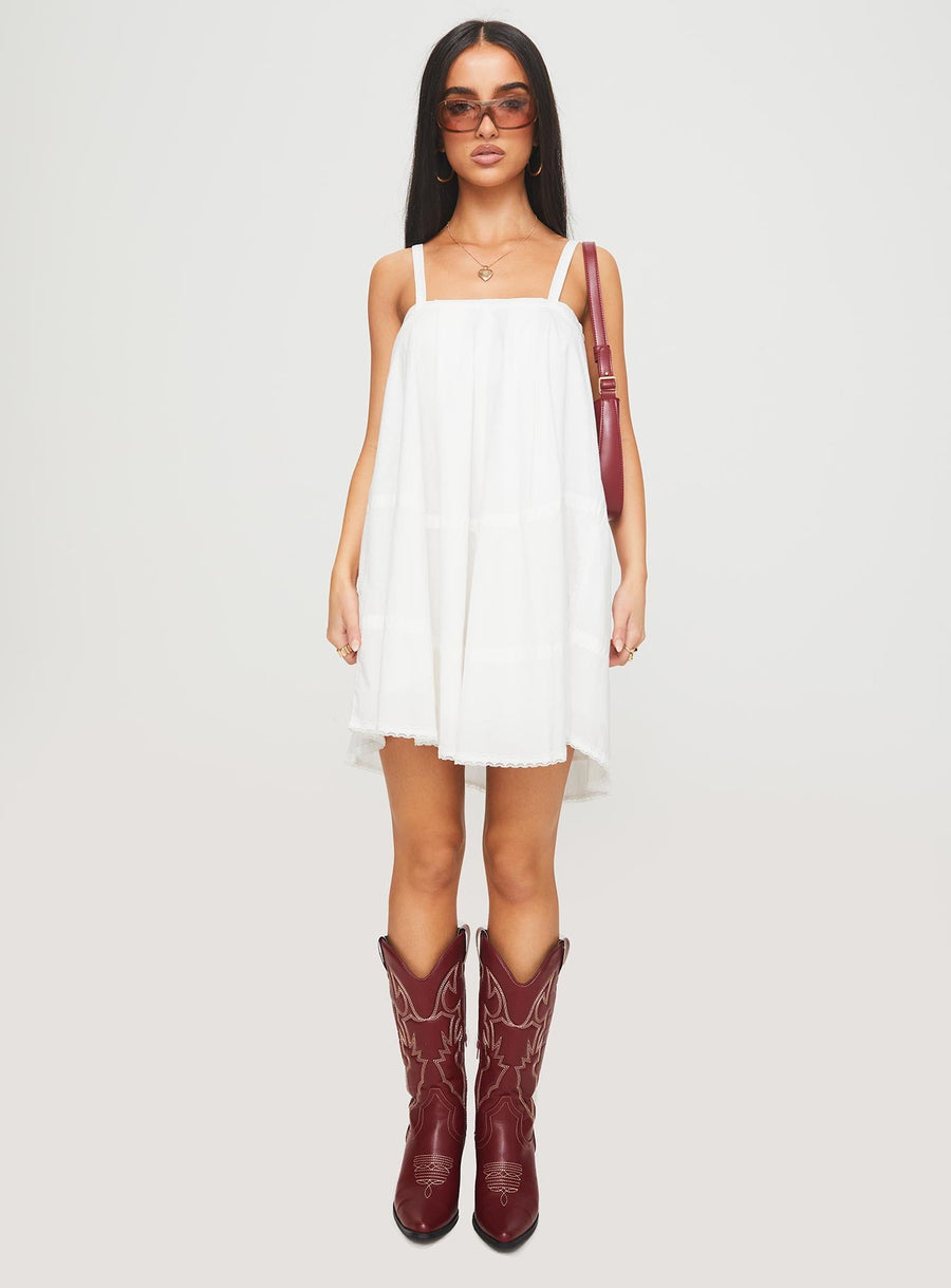 Jubilant Mini Dress White · photo 7