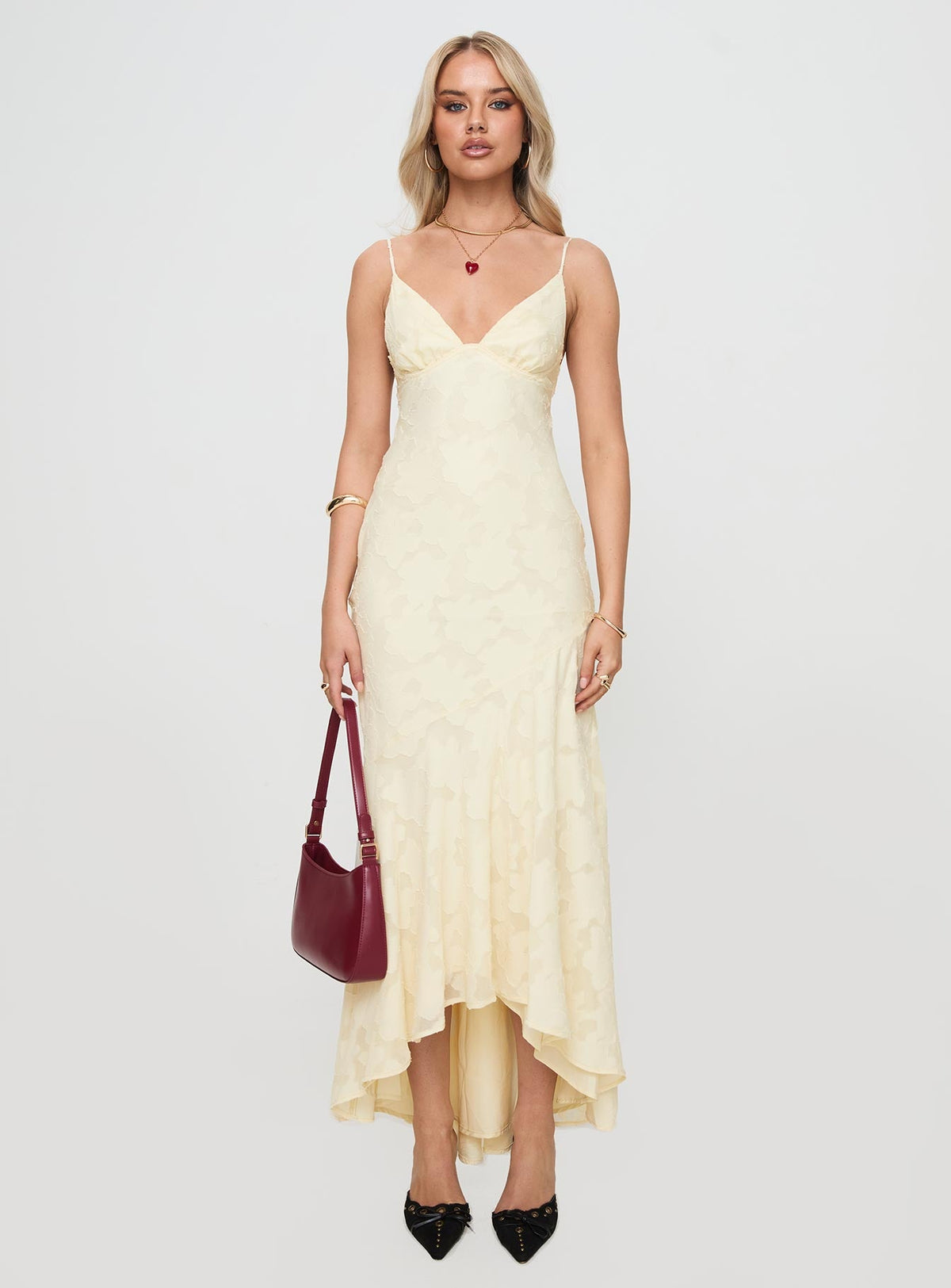 Cyrene Maxi Dress Lemon