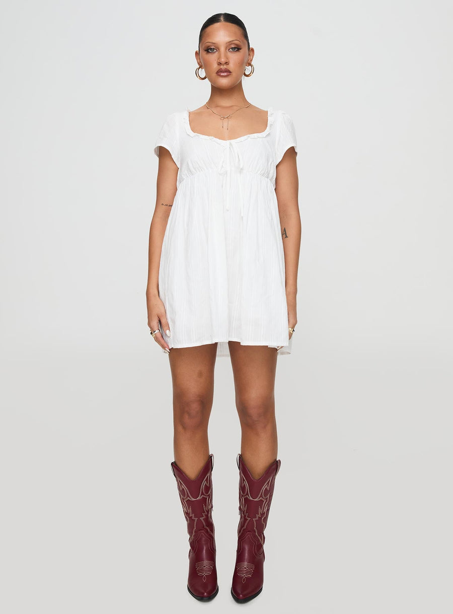 Monsterrat Mini Dress White · photo 6