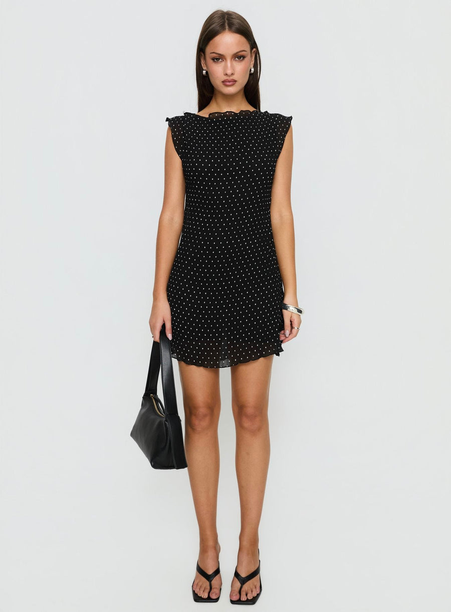 Mariner Mini Dress Noir Polka · photo 7