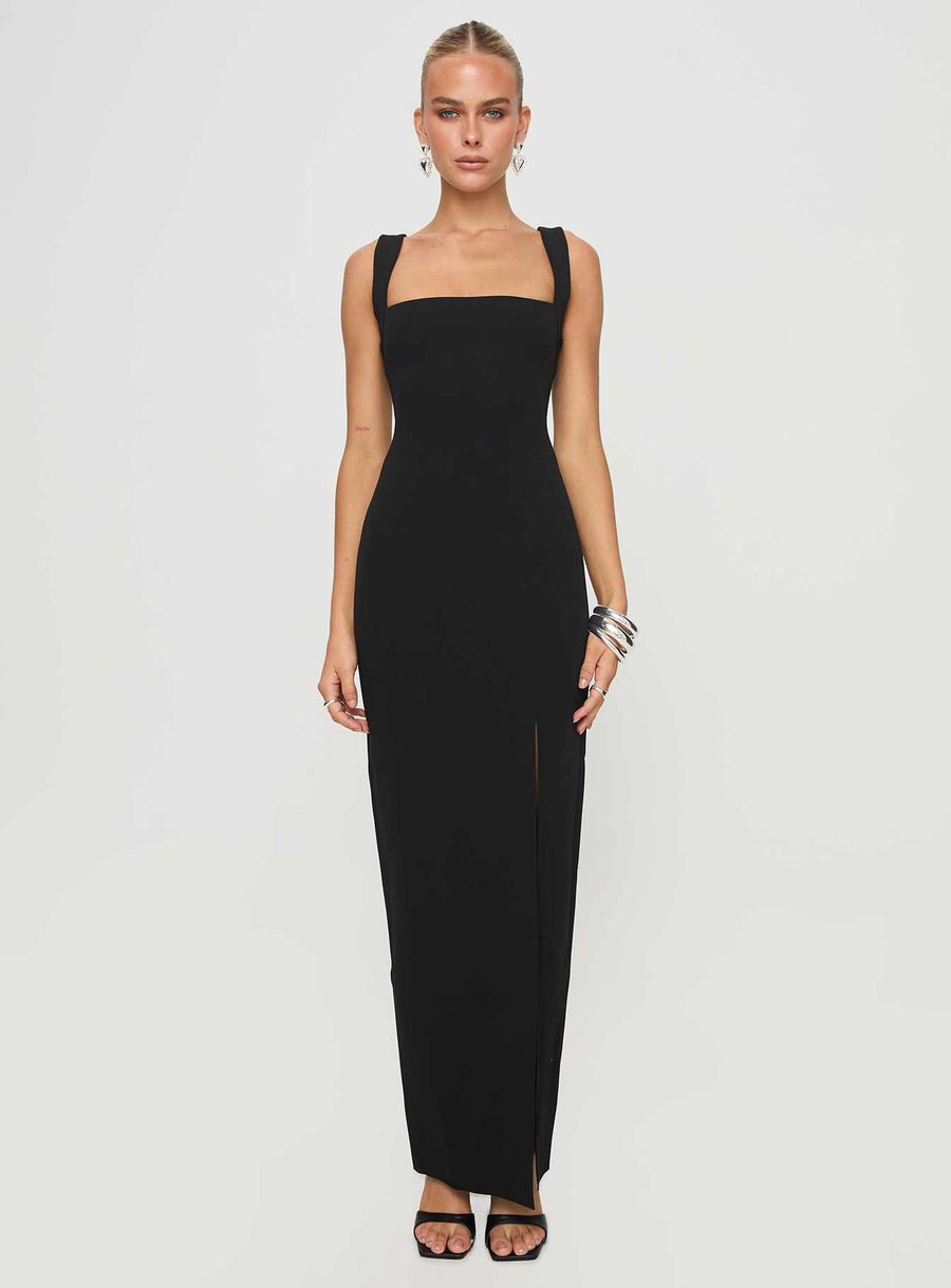 Bombshell Maxi Dress Black · photo 7