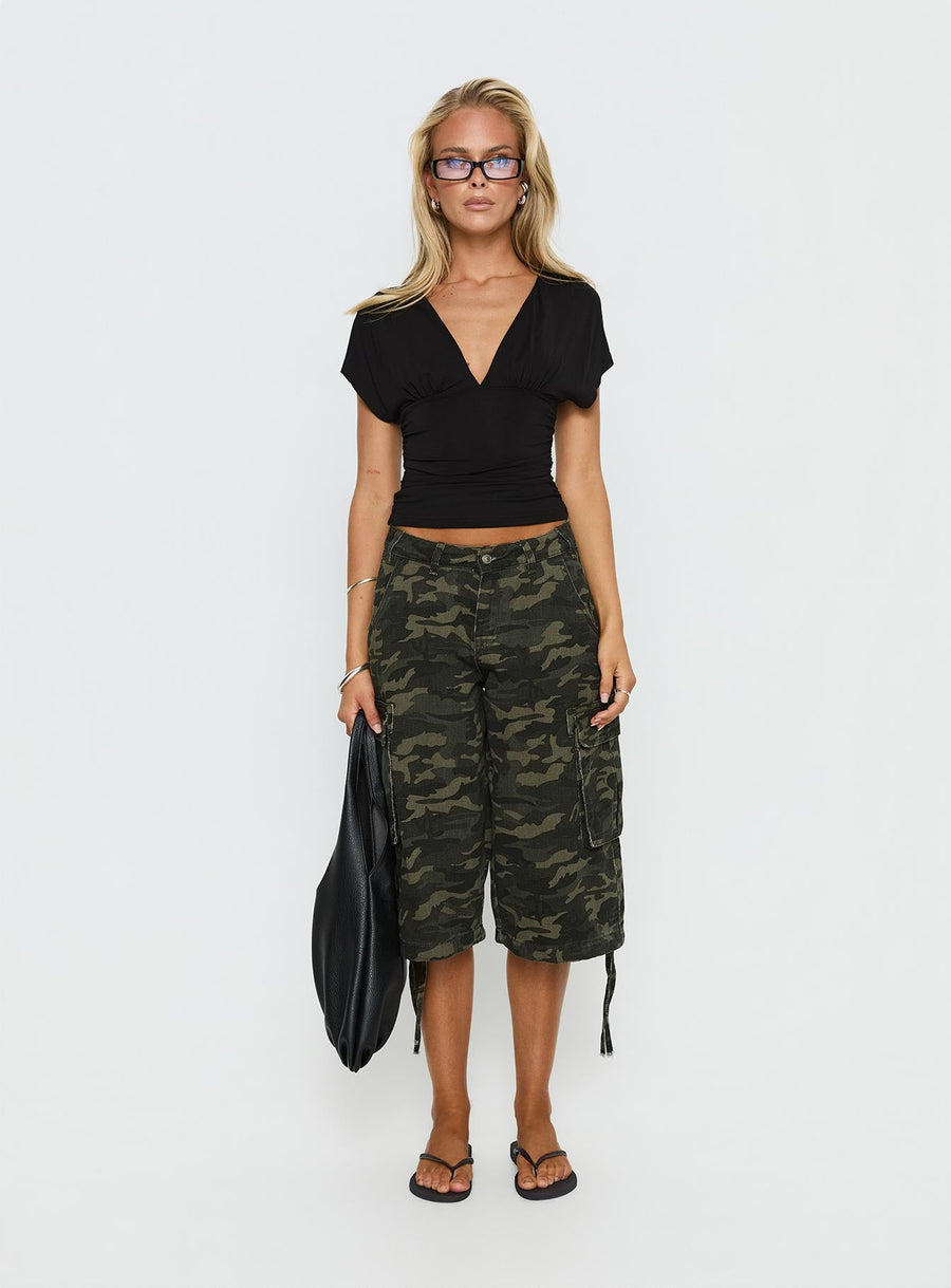 Hudsen Longline Cargo Shorts Camo · photo 7