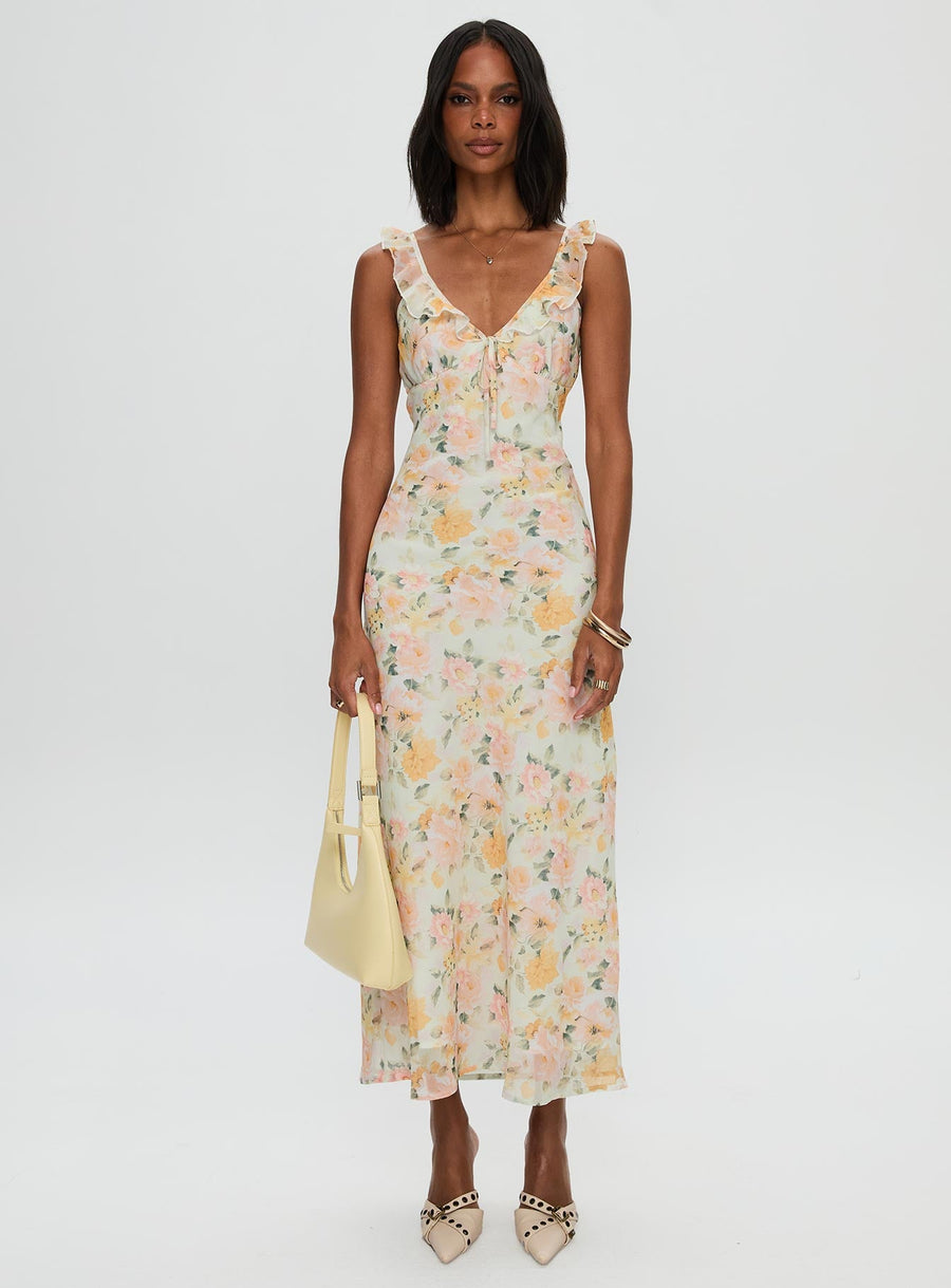 On A Wave Frill Detail Maxi Dress Multi · photo 6