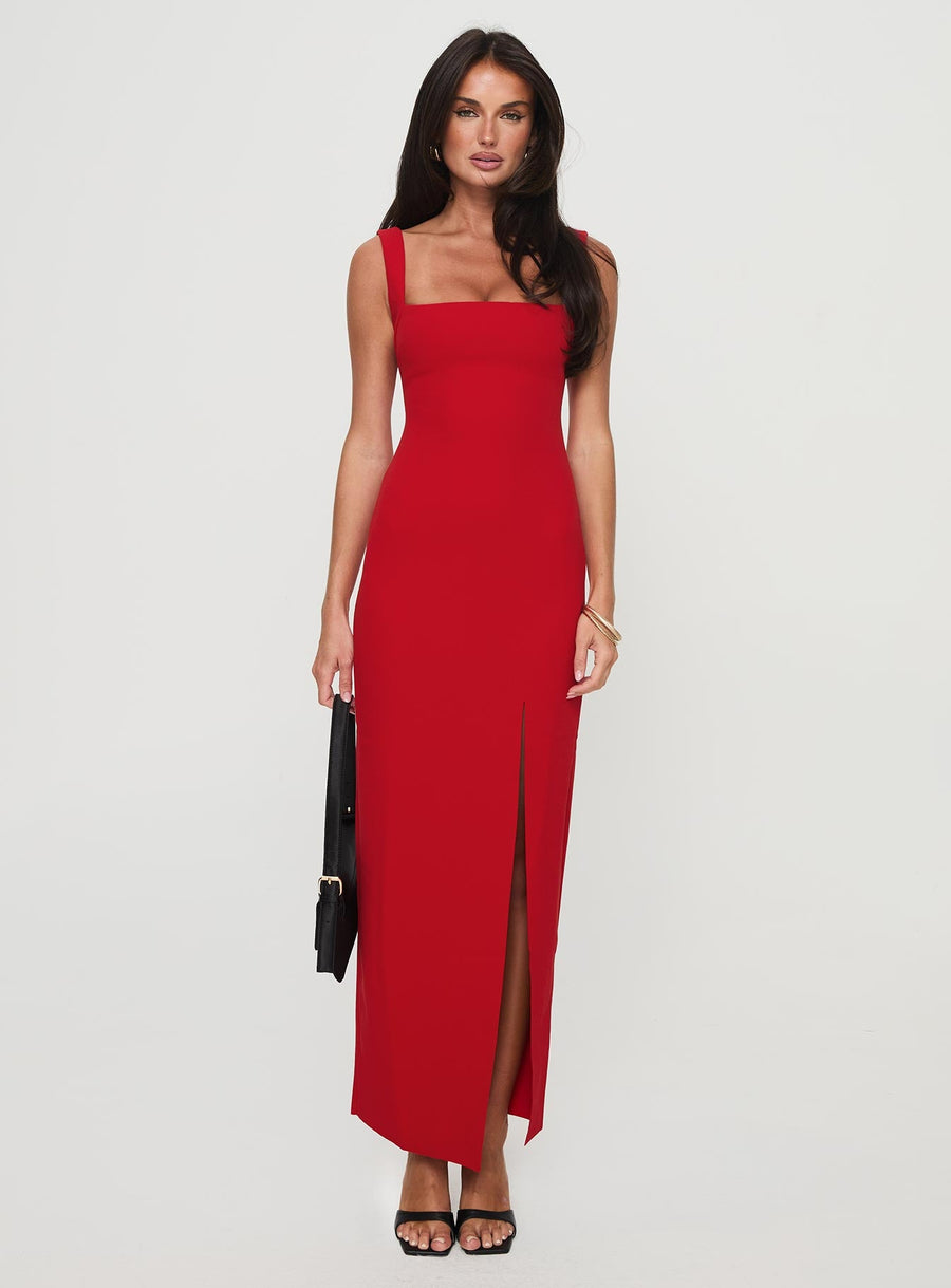 Bombshell Maxi Dress Red · photo 7