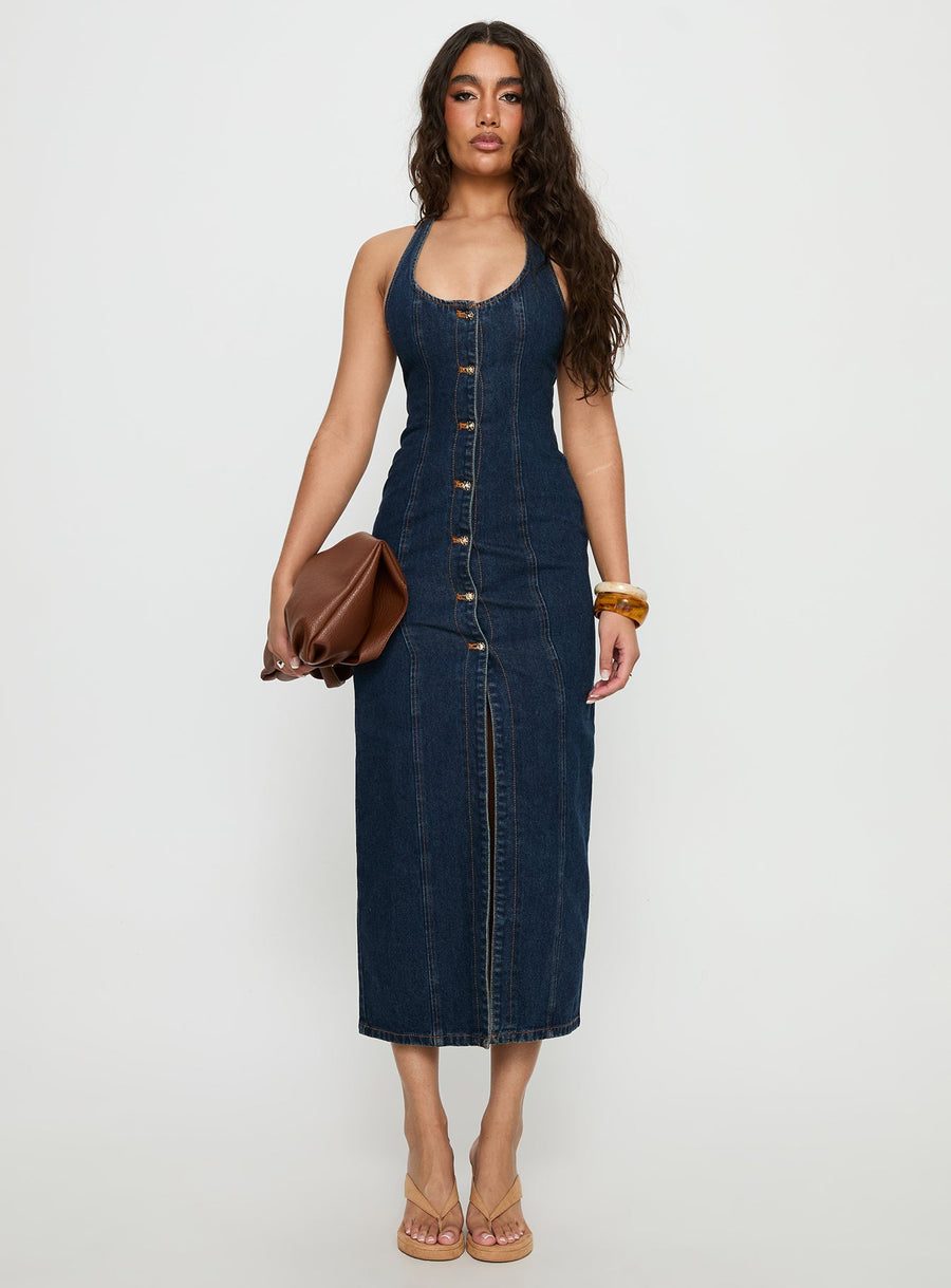 Kenny Maxi Dress Indigo · photo 7