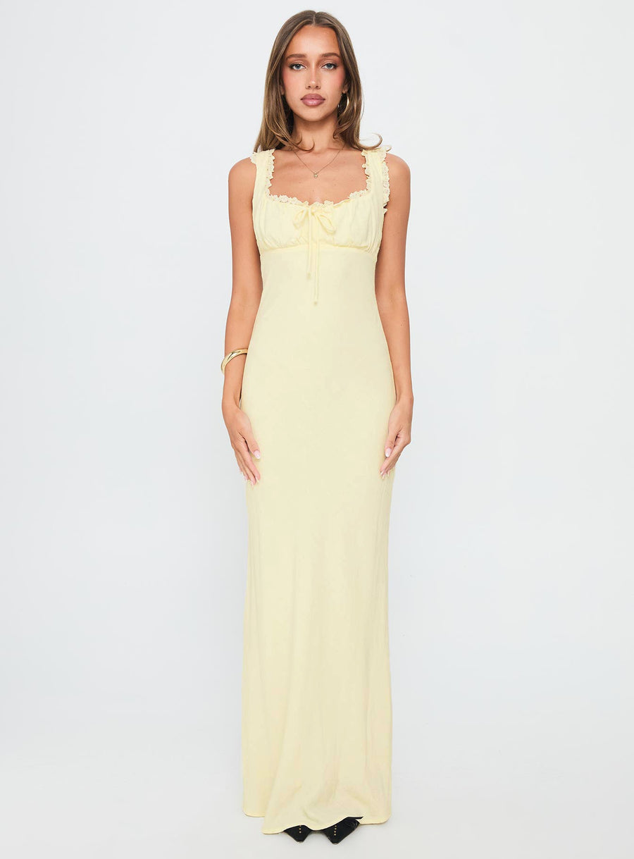 Lillette Maxi Dress Lemon · photo 7