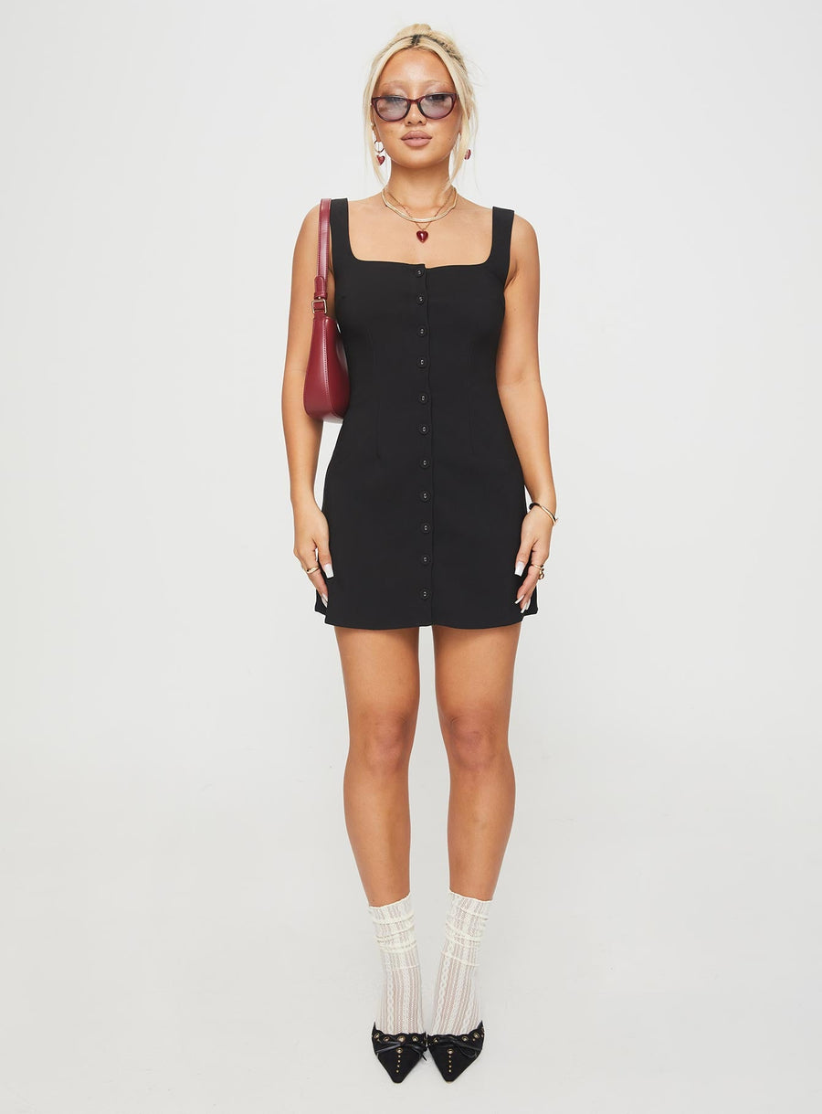 Zamie Mini Dress Black · photo 6