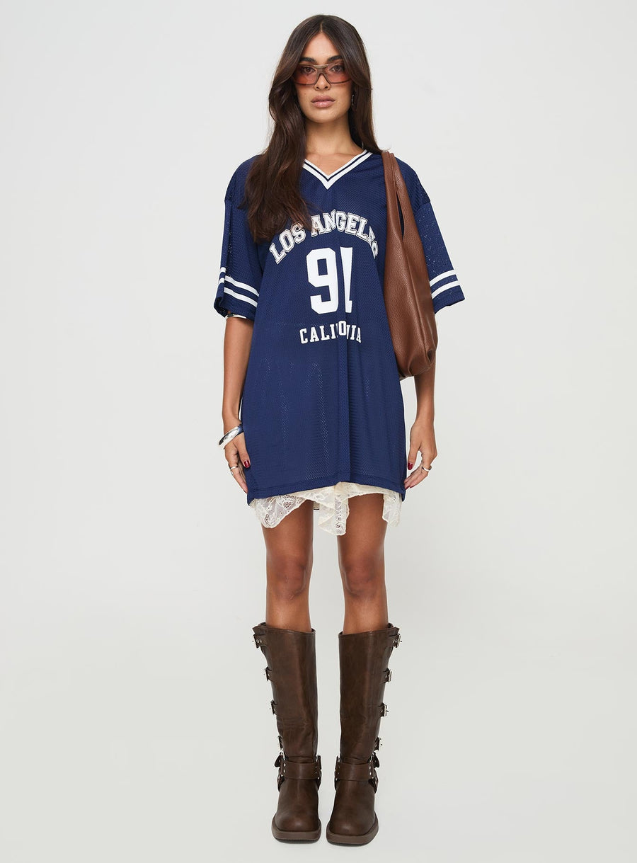 Michail Jersey Dress Navy · photo 7