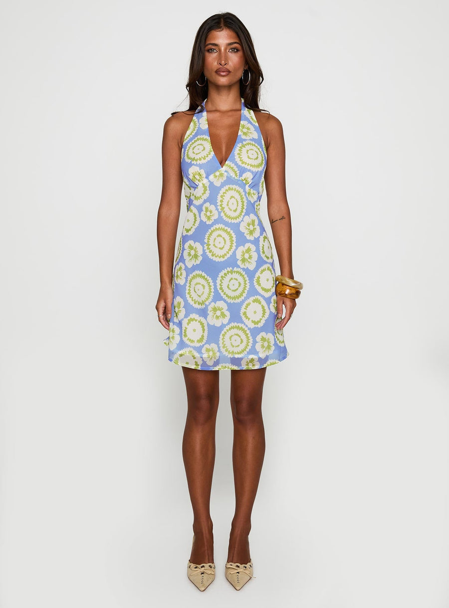 Neelia Mini Dress Blue / Yellow · photo 7