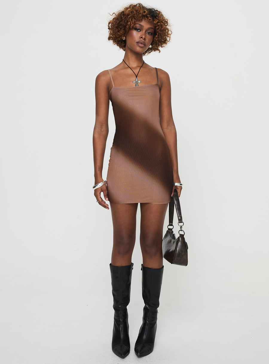 Cullen Mini Dress Chocolate · photo 6