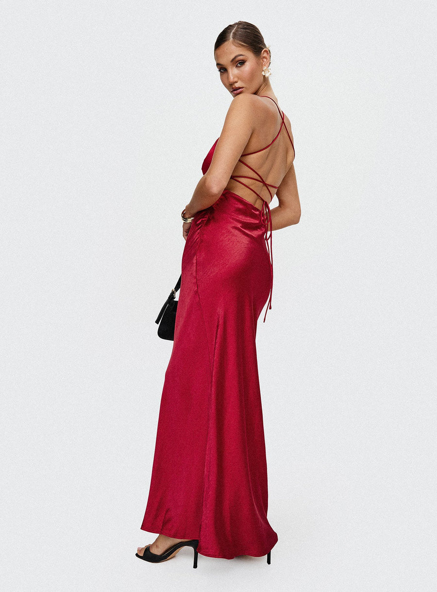 Kristelle Maxi Dress Red · photo 8