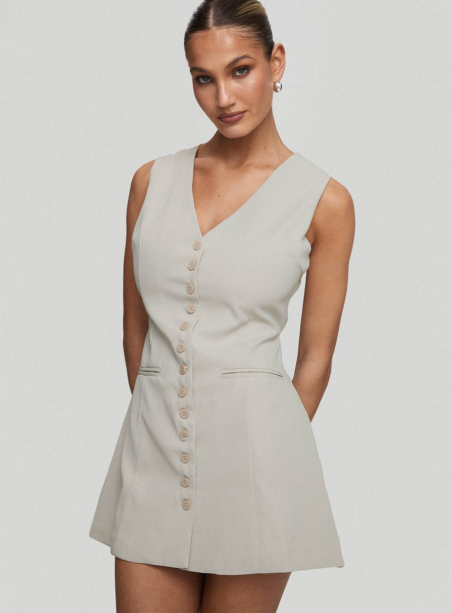 Katja Mini Dress Oyster · photo 8