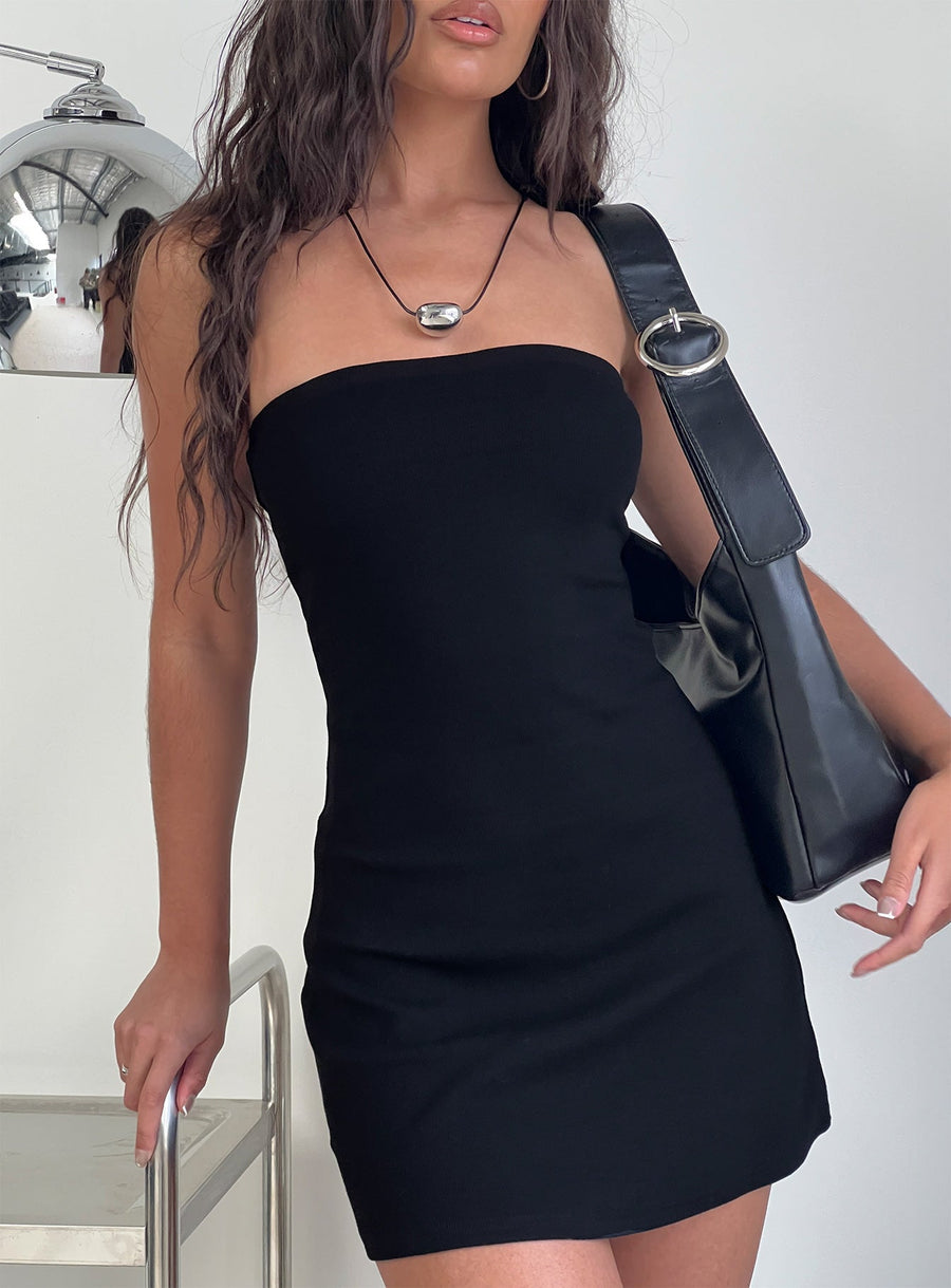 Baseline Strapless Mini Dress Black · photo 8