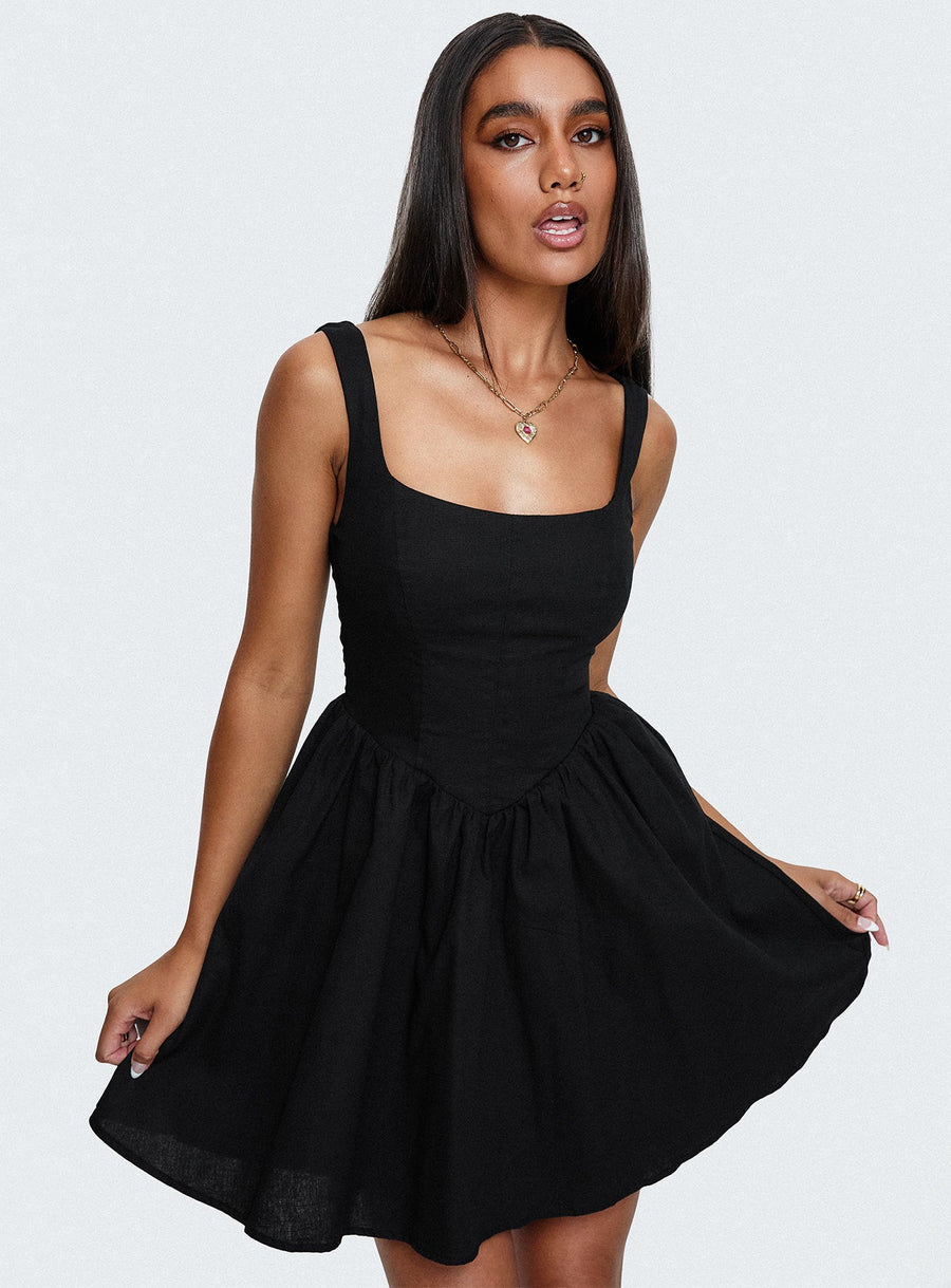 Martie Mini Dress Black · photo 8