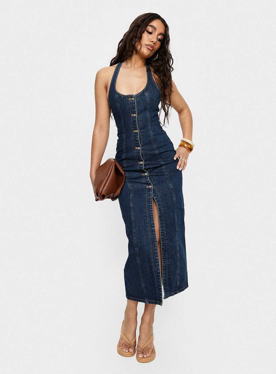 Kenny Maxi Dress Indigo · photo 8