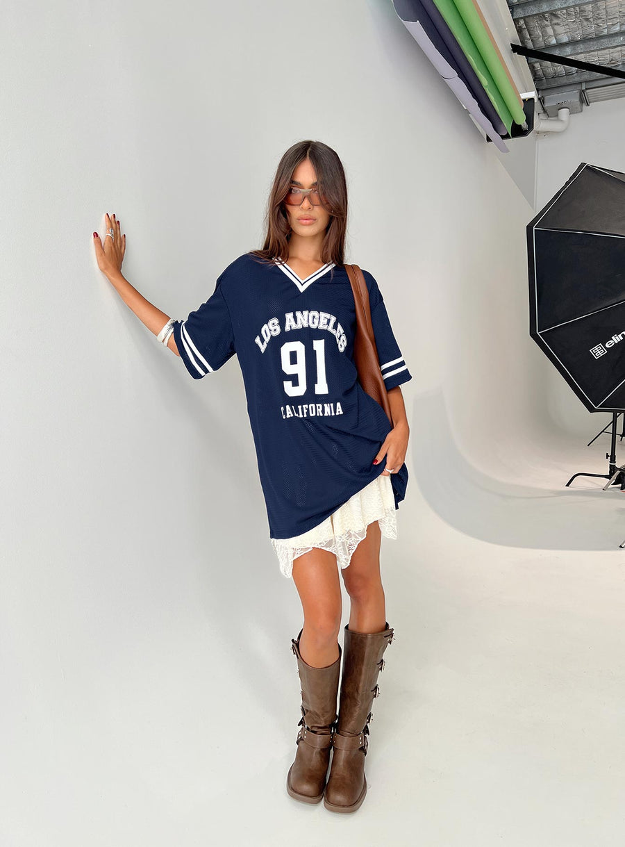 Michail Jersey Dress Navy · photo 8