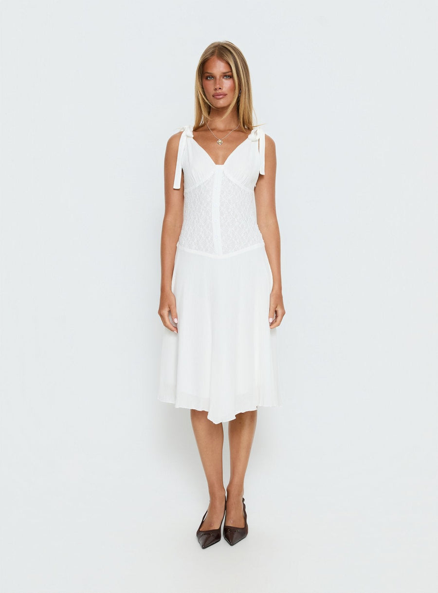 Danira Midi Dress White · photo 9