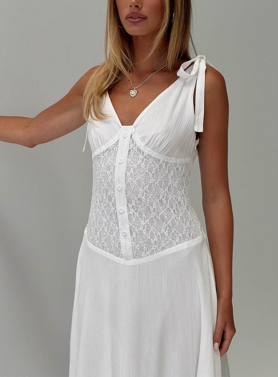 Danira Midi Dress White · photo 10