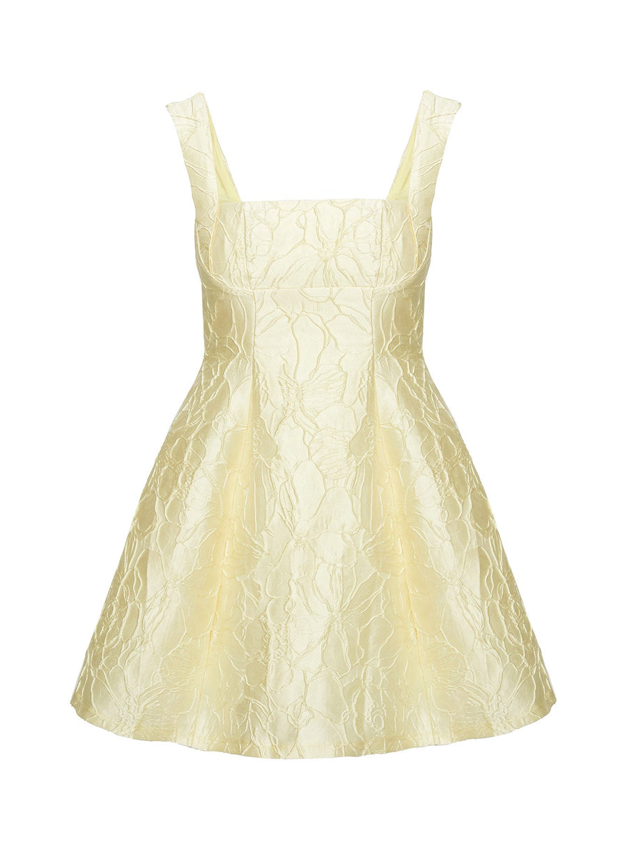 Eloquent Mini Dress Light Yellow · photo 5
