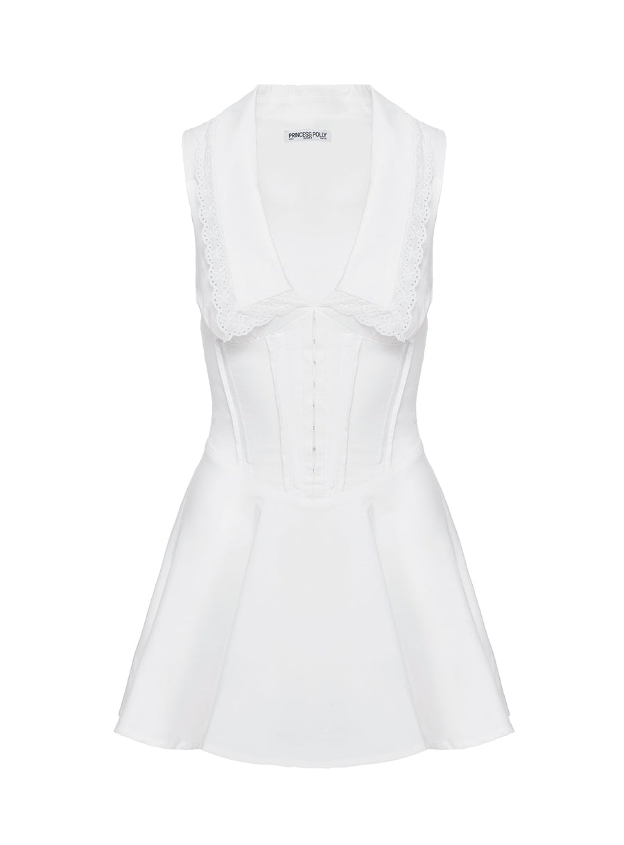 Haworth Mini Dress White · photo 8