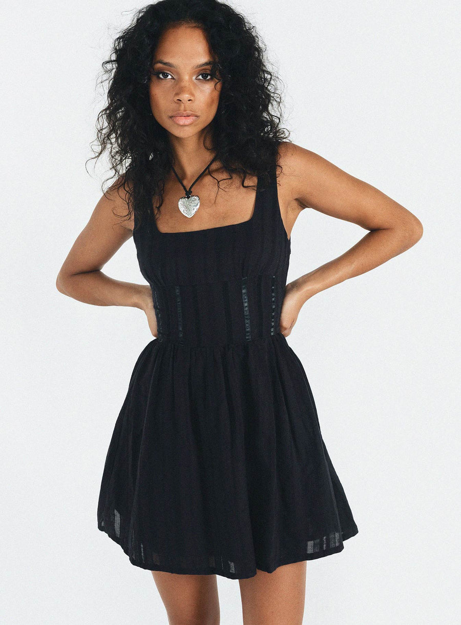 Lorinda Mini Dress Black · photo 1