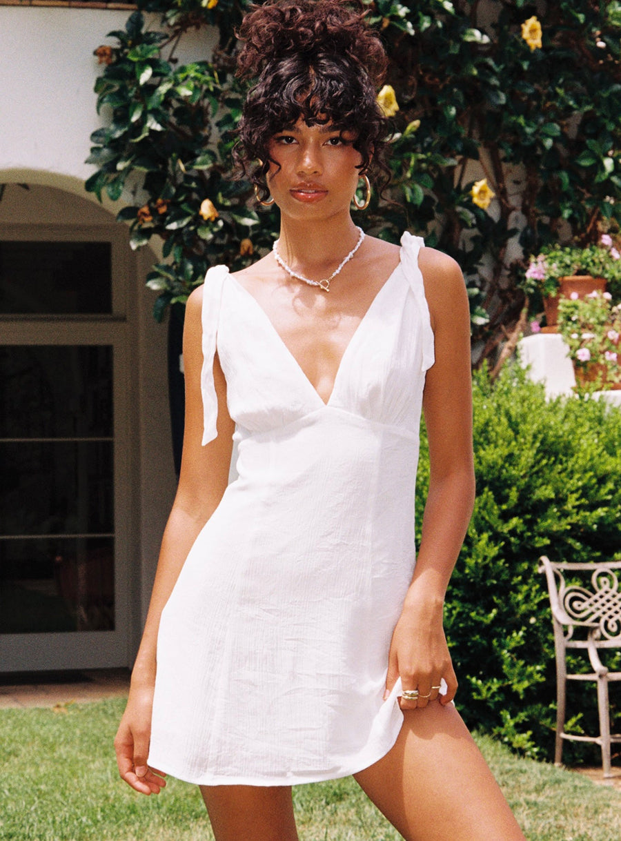 Island Time Mini Dress White · photo 1