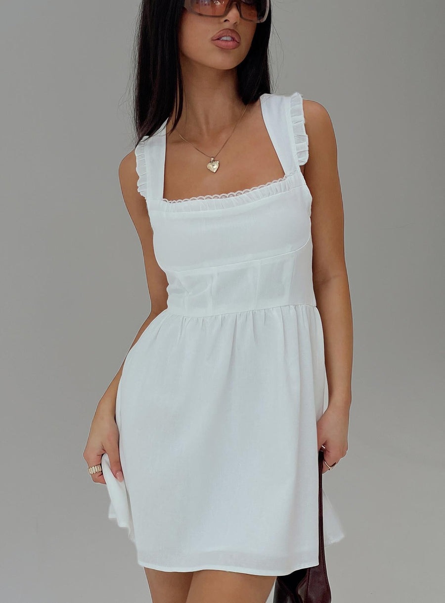 Mochi Mini Dress White · photo 1