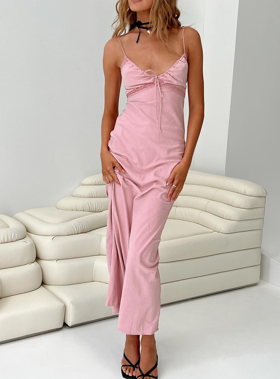 Emily Maxi Dress Gin Fizz Pink · photo 1