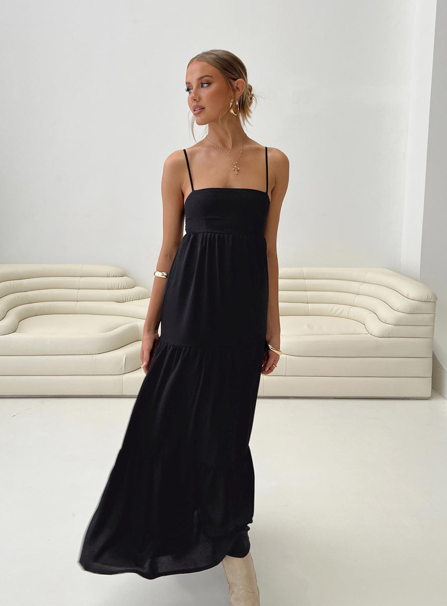 Dunster Maxi Dress Black · photo 1