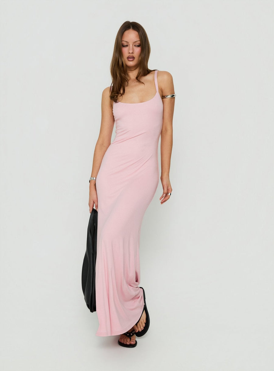 Elecia Scoop Maxi Dress Marshmallow Pink · photo 1