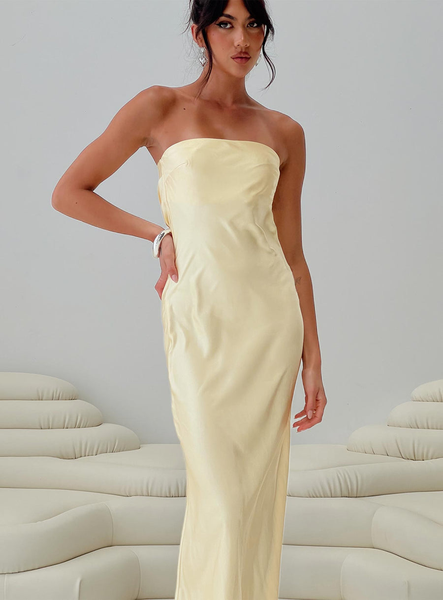 Haley Maxi Dress Yellow · photo 8